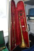Cased Trombone by Bessom