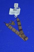 9ct Gold Bracelet with Locket ~18.7g