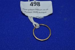 9ct Gold Wedding Band ~1.5g