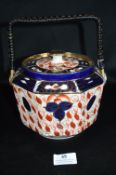 Crown Derby 1930's Biscuit Barrel