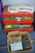 Wooden Chest Containing Meccano Parts and Accessories...