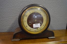 1930's Oak Mantel Clock