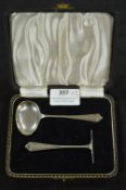 Cased Silver Christening Set ~27g