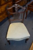 Victorian Mahogany Nursing Chair