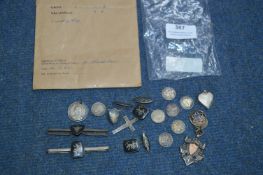Silver Fob, Locket, Tie Clips, Cufflinks, etc.