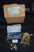 Unused Mantel Clock Movement in Box