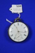 Hallmarked Sterling Silver Pocket Watch