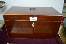 Mahogany Tea Caddy