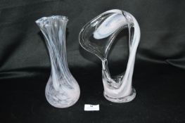 Two Murano Glass Vases