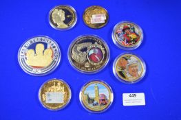 Assorted Commemorative Gilt Coinage