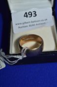 9ct Gold Birmingham Hallmarked Wedding Band ~7.7g