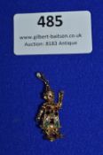 9ct Gold Clown Charm ~2.5g