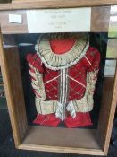 Replica of Sir Francis Drake's Tunic in Glazed Wooden Case