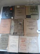 Ten WWII Military Vehicle Parts and Maintenance Manuals and Pamphlets
