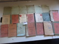 Twenty Post War Military Vehicle Parts and Maintenance Manuals and Pamphlets