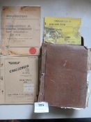 Large Parts List and Three Manuals for Challenger Tank