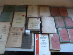 Twenty Post War Military Vehicle Parts and Maintenance Manuals and Pamphlets