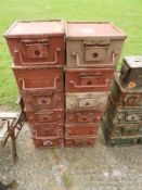 Twelve 7.62 Ammunition Cases