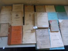 Twenty Post War Military Vehicle Parts and Maintenance Manuals and Pamphlets