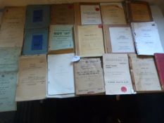 Twenty Post War Military Vehicle Parts and Maintenance Manuals and Pamphlets