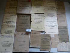 Twenty Maintenance Manuals Relating to Amphibious Craft Including WWII