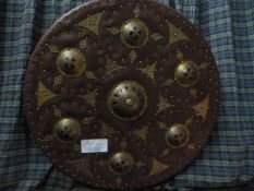 Johnstone Collection: Antique Style Scottish Shield with Brass Embossing