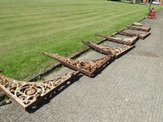Six Large Cast Iron Brackets ~4ft x 3ft
