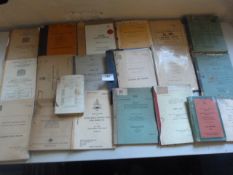 Twenty Post War Military Vehicle Parts and Maintenance Manuals and Pamphlets