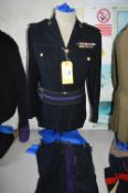 Lieutenant Colonel's (Chaplin's) Jacket, Trousers and Stable Belt with WWII Ribbons