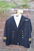 Naval Captain's Jacket and Shirt with WWII Ribbon Bar