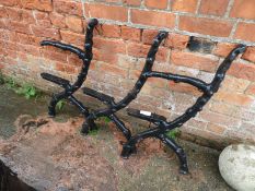 Victorian Cast Iron Bench Supports