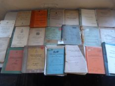 Twenty Post War Military Vehicle Parts and Maintenance Manuals and Pamphlets