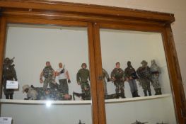 Twelve Action Men in Various Battle Dress