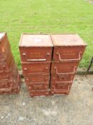 Ten 7.62 Ammunition Cases