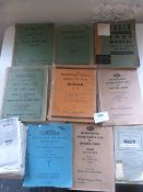 Ten WWII Military Vehicle Parts and Maintenance Manuals and Pamphlets