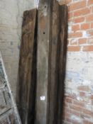 Assorted Timber Including Sleepers and 8x8 Sections