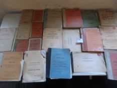 Twenty Post War Military Vehicle Parts and Maintenance Manuals and Pamphlets