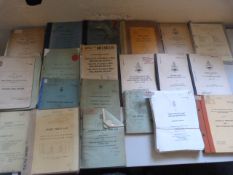 Twenty Post War Military Vehicle Parts and Maintenance Manuals and Pamphlets