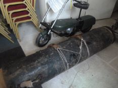 Rare Working Corgi Paratroop Motorcycle with Canister dated 1948