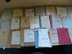 Twenty Post War Military Vehicle Parts and Maintenance Manuals and Pamphlets