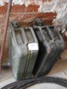 Two 20L Jerry Cans