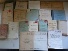 Twenty Post War Military Vehicle Parts and Maintenance Manuals and Pamphlets