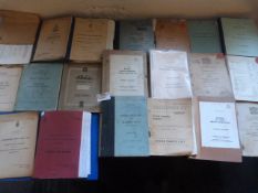 Twenty Post War Military Vehicle Parts and Maintenance Manuals and Pamphlets