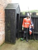 GRP Guard in Victorian Style Parade Dress Uniform with Sentry Box