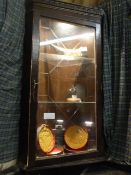 Johnstone Collection: Glazed Illuminated Corner Cupboard (Contents Not Included)