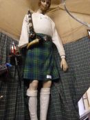 Johnstone Collection: Life Size Mannequin in Full Scottish Dress
