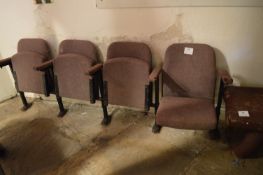 Section of Four Cinema Tip-Up Seats
