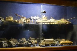 Twenty Six WWII Scale Model Military Vehicles