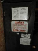 Enamel WWII Warning Sign 