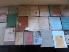 Twenty Post War Military Vehicle Parts and Maintenance Manuals and Pamphlets